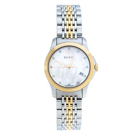 gucci 126.5 ladies with diamonds|gucci g timeless collection.